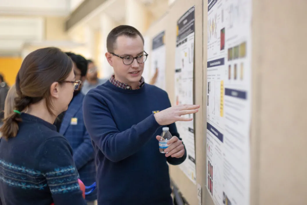 Fellow and mentor at symposium poster session